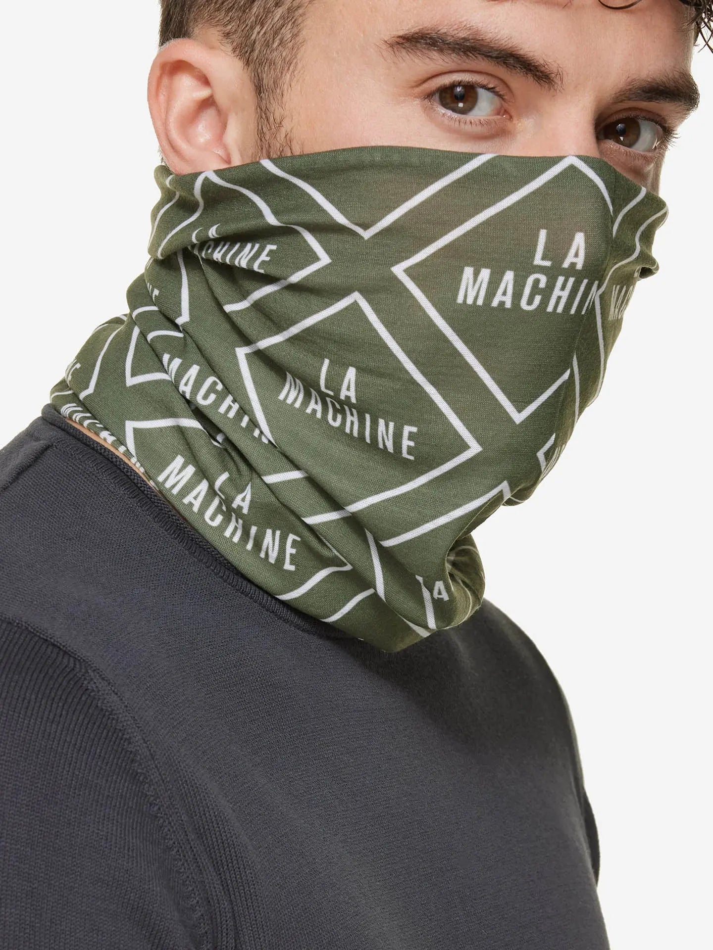 La Machine Neck Warmer – Green -  La Machine Cycle Club.