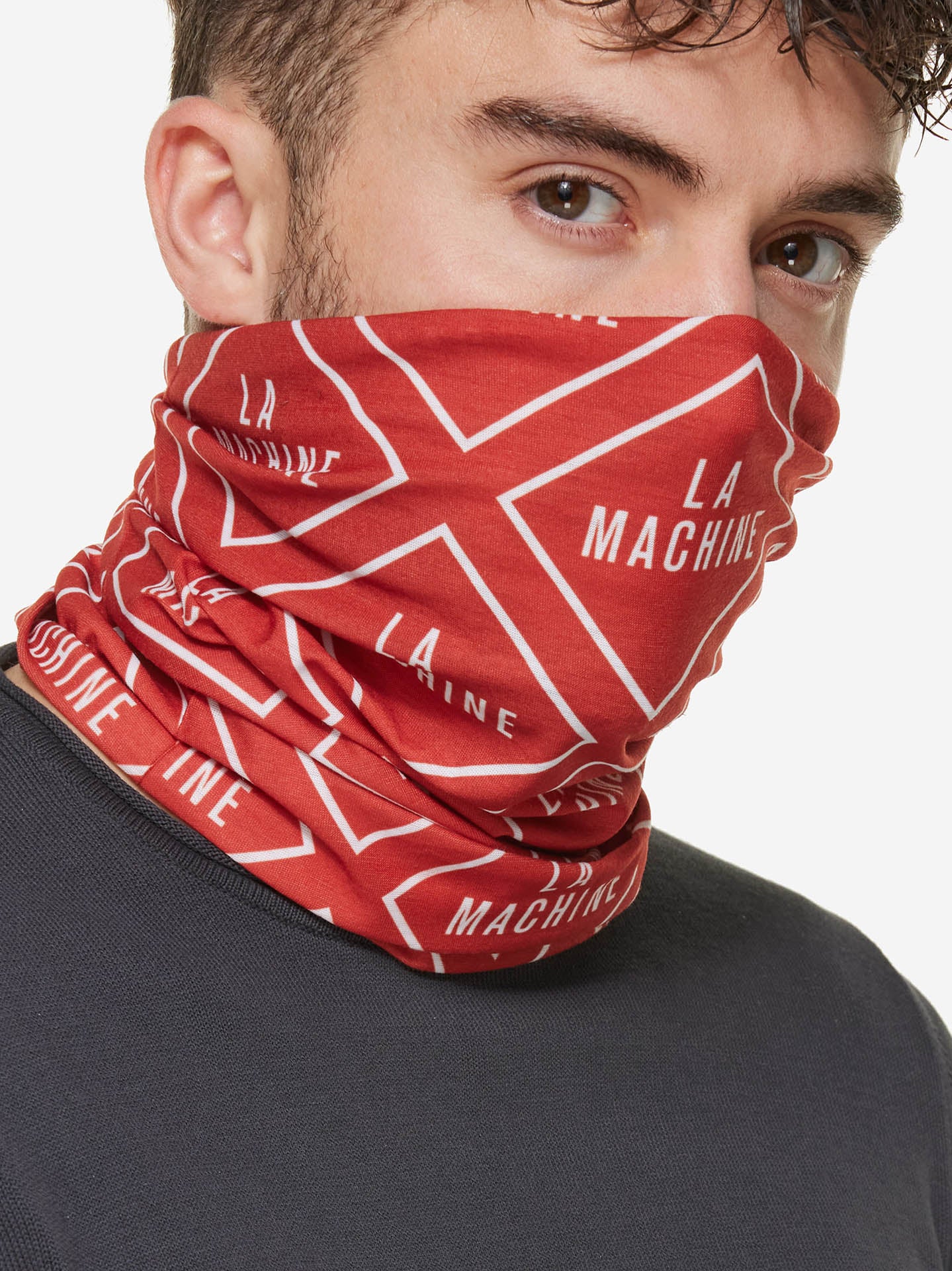 La Machine Neck Warmer – Vintage Red -  La Machine Cycle Club.