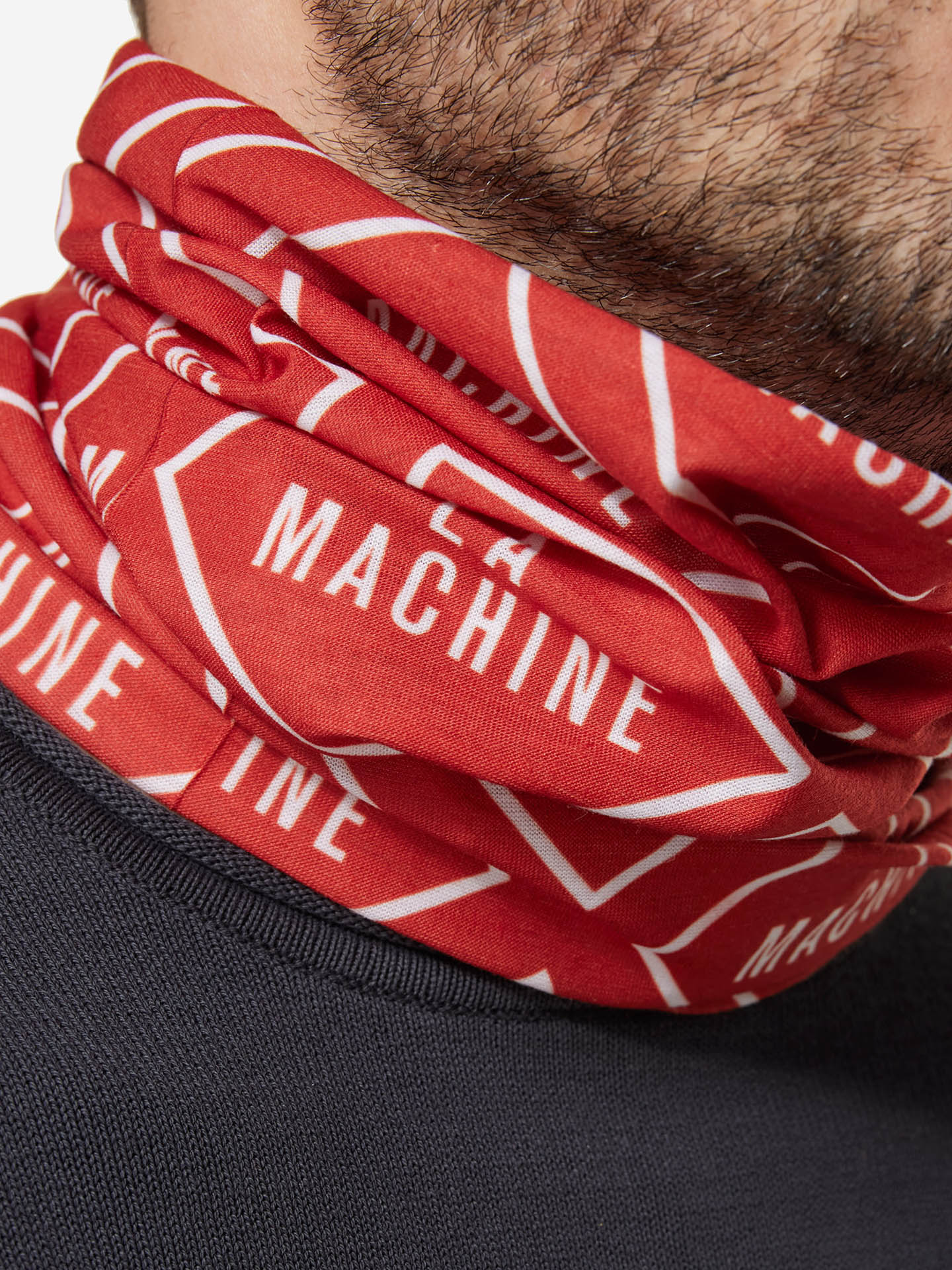 La Machine Neck Warmer – Vintage Red -  La Machine Cycle Club.