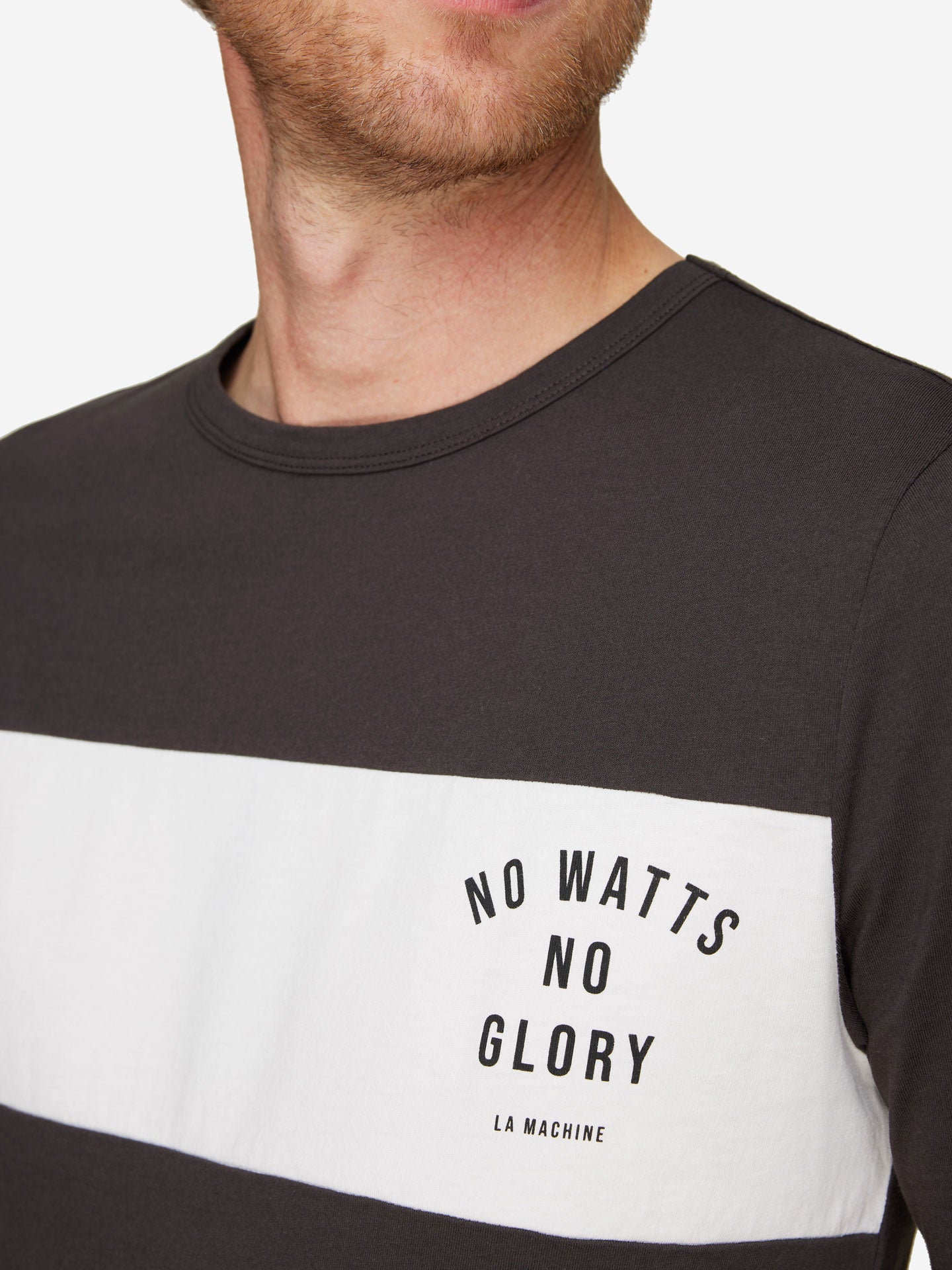 No Watts No Glory - Long Sleeve T-shirt - La Machine Cycle Club