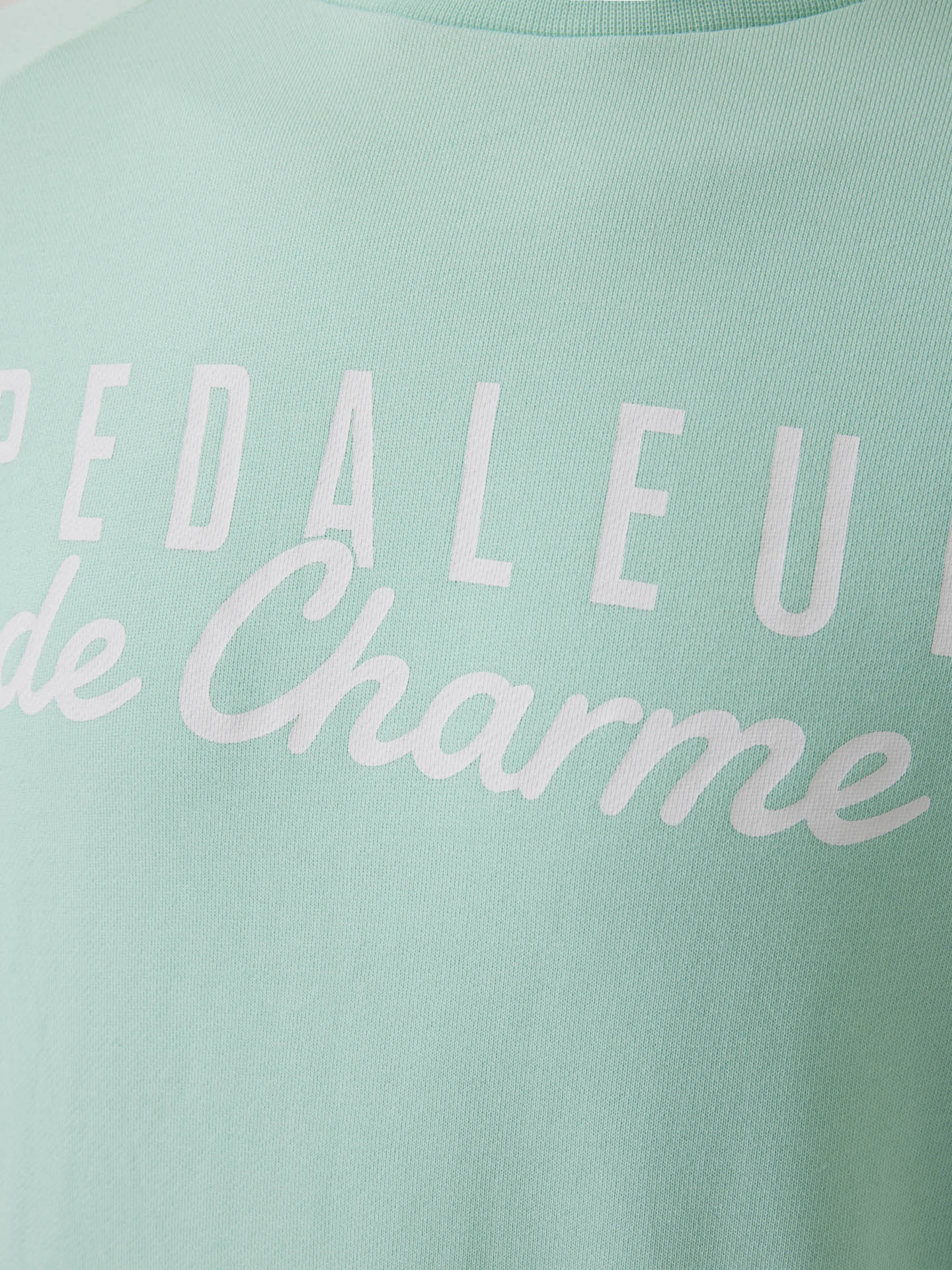Pedaleur de Charme - Mint - Sweatshirt -  La Machine Cycle Club.